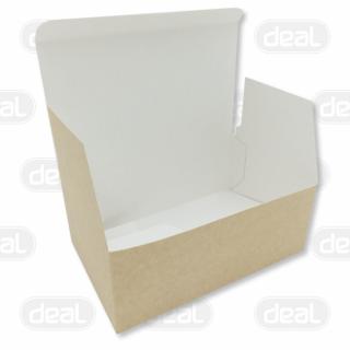 Opakowanie na wynos lunch box duży kraft 100szt