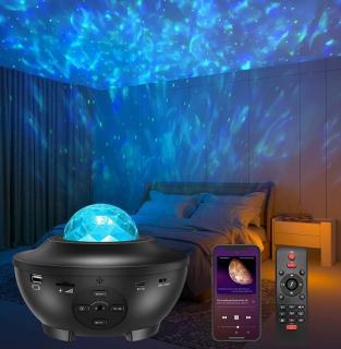 Projektor Led Starry Sky z pilotem Bluetooth 5.0 3 poz