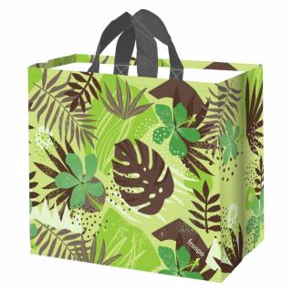 Torba na zakupy 36L 45x20x40 Monstera zielona 1szt