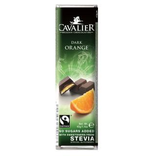 Baton Cavalier mleczna czekolada z nadzieniem pomarańczowym