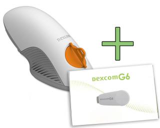 Dexcom G6 sensor CGM do monitorowania glikemii z nadajnikiem