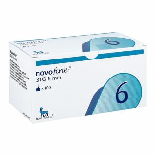 Novofine 6 igły 31g x 6 mm