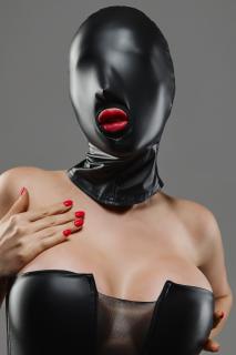 TDMaskblack003 - black mask - size: one