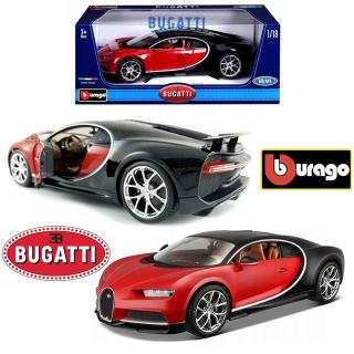 Bburago Bugatti Chiron 1:18 czerwony