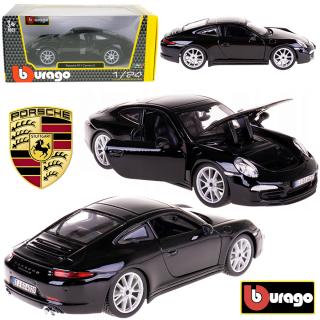 Bburago Samochód model Porsche 911 Carrera S czarny 1:24