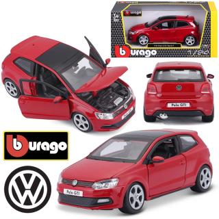 Bburago Samochód model VW GTI 5 Polo 1:24