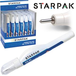 Korektor w płynie z metalową końcówką 7ml. Starpak