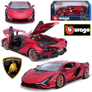 Lamborghini Sian FKP 37 czerwone 1:18 Bburago