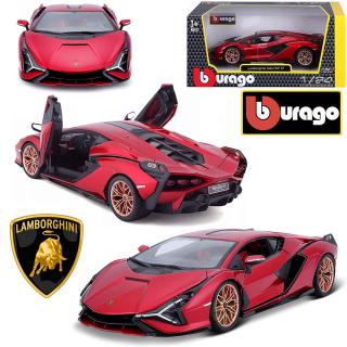 Lamborghini Sian FKP 37 czerwone 1:24 Bburago