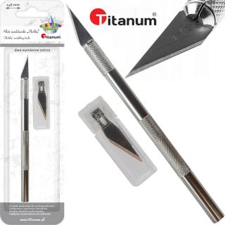 Nóż skalpel Titanum Craft-Fun Series modelarski do papieru Hobby
