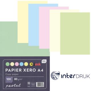 Papier ksero kolorowy Xero Copy paper Mix kolorów 5 x 20 ark. A4 Interdruk