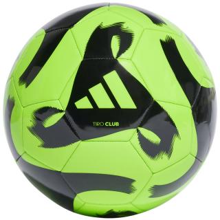 Piłka nożna rozmiar 5 Tiro Club treningowa zielono - czarna Adidas