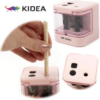 Temperówka elektryczna automatyczna podwójna różowa Kidea