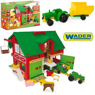 Wader Play House farma domek piętrowy dla zwierząt 25450