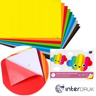 Wycinanka - zeszyt papierów kolorowych samoprzylepnych B5 Interdruk