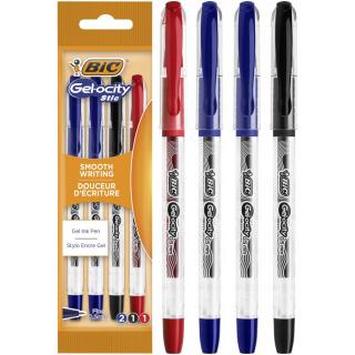 Zestaw 4 długopisów żelowych Gel-ocity Stic BIC