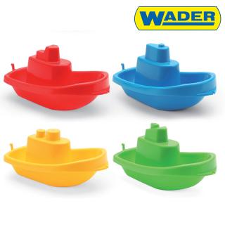 Zestaw 4 stateczków do wody mix kolorów Wader