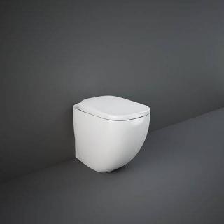 ILLUSION Miska WC stojąca Rimless 52x38 cm biały połysk