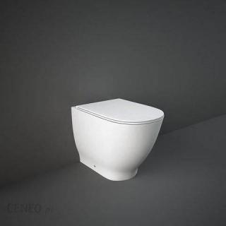 MOON Miska WC stojąca Rimless 56x36 cm biały połysk