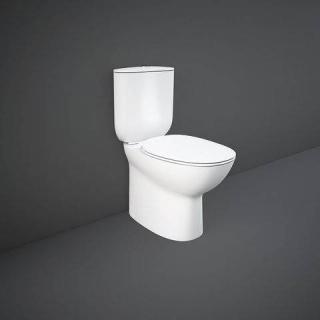 Zestaw Morning Miska WC Rimless do compactu, zbiornik  Deska WC slim wolnoopadająca