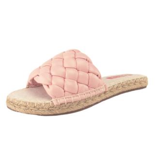 Klapki damskie plecione BIG STAR espadryle pink Rozmiar: 36