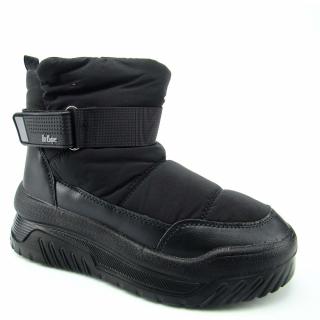 Lee Cooper LCJ-24-47-3141 Śniegowce damskie zimowe botki ocieplane czarne Rozmiar: 40