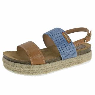 Sandały damskie espadryle BEPPI 2171560 jeans Rozmiar: 36