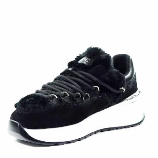 Sneakersy damskie z futerkiem MM2N4094 GOE  Rozmiar: 40