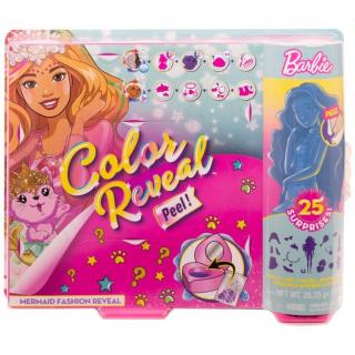 Barbie Color Reveal Peel! Mermaid fashion Reveal lalka Fantazja GXY20 Mattel  - Syrenka