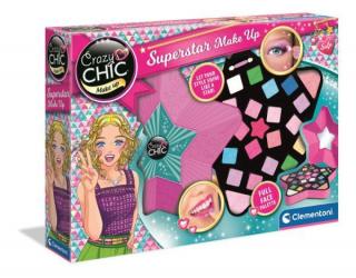 Crazy Chic Kosmetyczka Superstar Make up studio do makijażu CLE17650 Clementoni