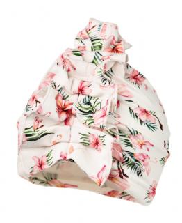 Czapka niemowlęca/dziecięca turban NATASZA JWC133 Jamiks - hibiskus*44