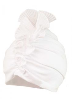 Czapka niemowlęca turban AIDA JWC139 Jamiks - biały*40