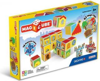 Geomag Magicube Zestaw zamki i domy GEO144 TM Toys