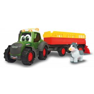 Happy Fendt Traktor i przyczepka ze zwierzątkiem 30cm 381-5004 Dickie