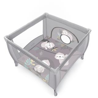 Kojec Play 106x106cm dla dzieci Baby Design - 07 light gray 2020