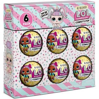 LOL Surprise 6-pak Niespodzianka confetti Pop MGA - Unicorn