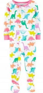 Pajac dziecięcy piżama Dinozaury 1I103010 Carter's - 12M
