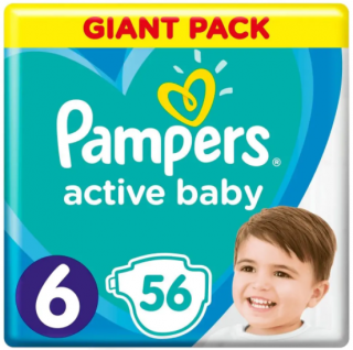 Pampers Active Baby Giant Pack 6 56 szt.
