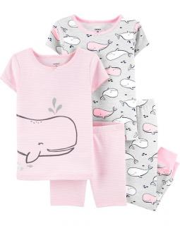 Piżama dziecięca 2-pak Wieloryb 1H459610 Carter's  - 12M