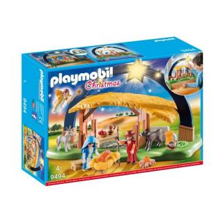 Playmobil Christmas 9494 Stajenka z oświetleniem
