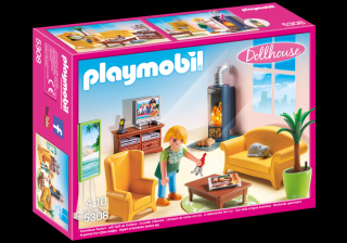 Playmobil Dollhouse 5308 Salon z kominkiem