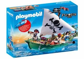 Playmobil Pirates 70151 Statek piracki z silnikiem