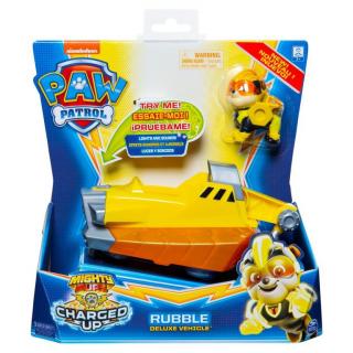 Psi Patrol Mighty Pups Charged Up Pojazd deluxe 6055753 Spin Master - Rubble