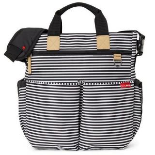 Torba Duo Signature Skip Hop - black/white stripe