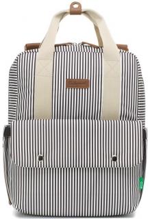 Torba-plecak dla mamy + przewijak Eco Georgi 5543 Babymel - navy stripe