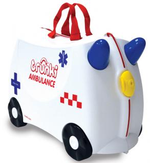 Walizeczka jeżdżąca 2w1 Trunki - ambulans