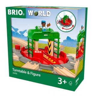 World Obrotnica kolejowa z figurką 33476 BRIO