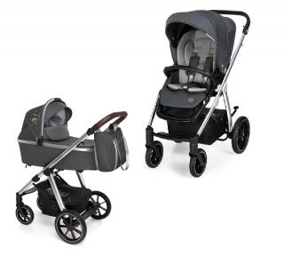Wózek 2w1 Bueno Baby Design - 117 graphite meadow