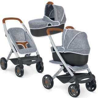 Wózek dla lalki 3 w 1 Maxi-Cosi/Quinny filcowy 7600253104 Smoby