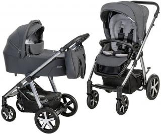 Wózek głęboko-spacerowy Husky Baby Design - 117 graphite21